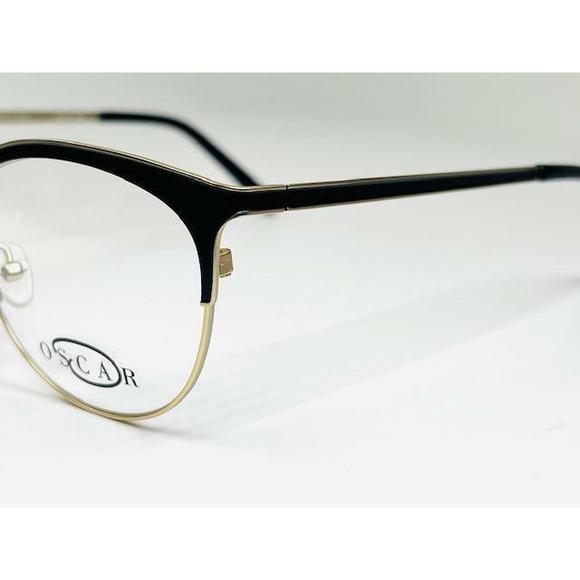 NEW OSCAR by Oscar De La Renta OSL-723 001 Black & Gold Eyeglasses 53/17/140 main image 6